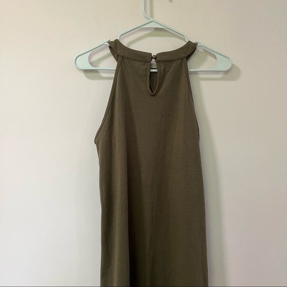 Shein Size Small Dark green Flowy Dress Sleeveless - Picture 6 of 11